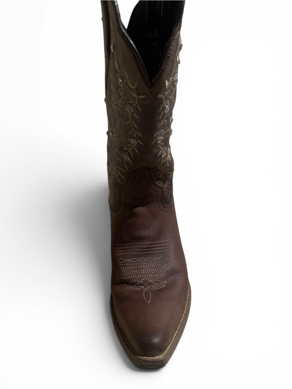 Sterling River | SRC 512 | Leather Cowgirl Boots | Women's 9.5 | Clean - Picture 7 of 10